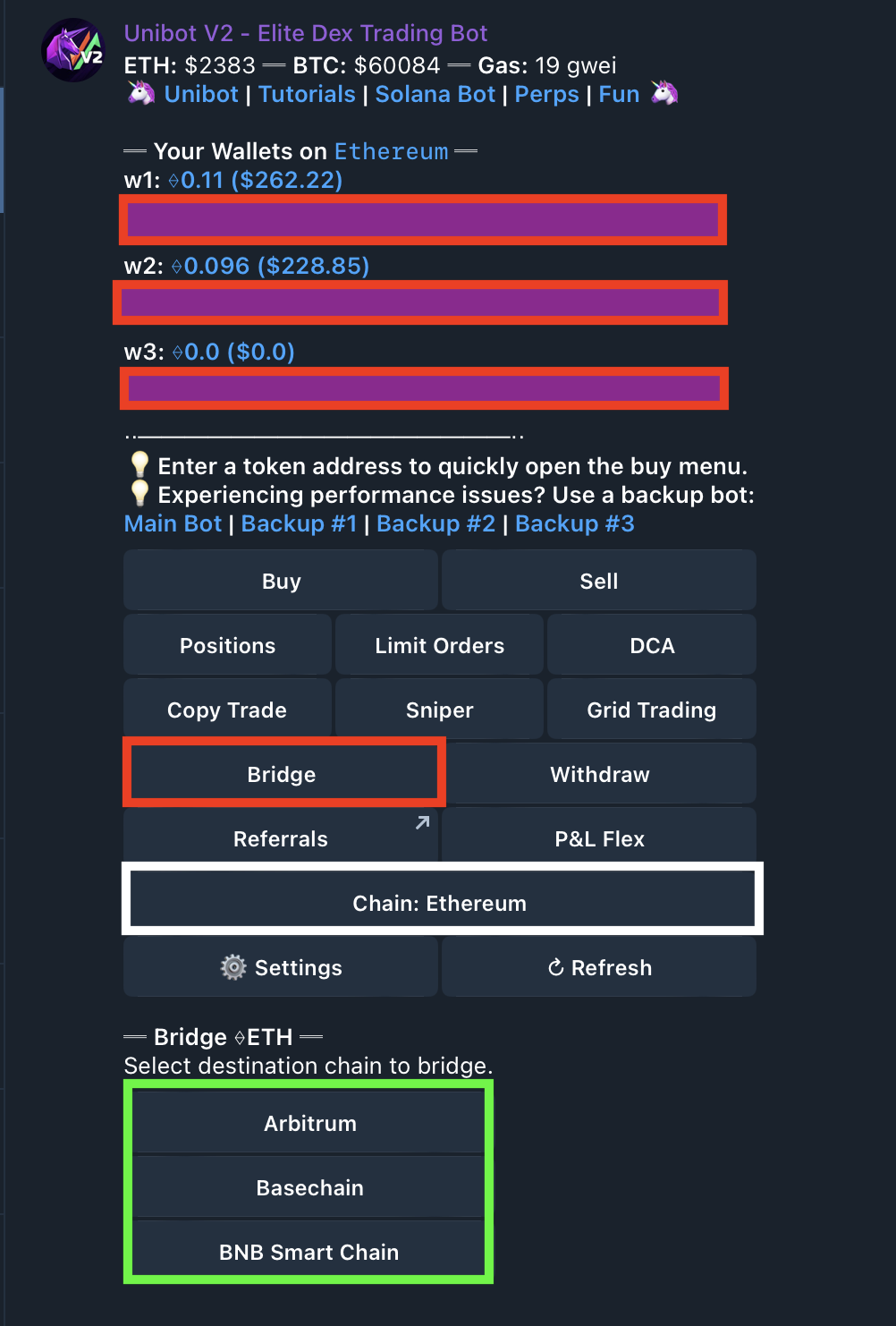 🌉 Bridge | Unibot Tutorial